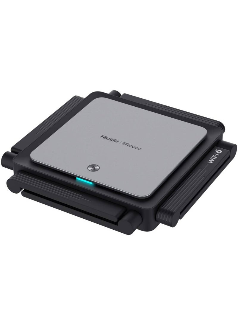 Ruijie RG-EW3200GX PRO Wi-Fi 6 Mesh Router – 3200Mbps Speed, 4×4 MIMO, 8 High-Gain Antennas, Dual-Band, 192 Users, VPN, IPTV Support, Parental Controls, 1 WAN & 4 LAN Ports, Repeater/Router/AP/WISP Modes, IPv6, APP Management, Compact Design | RG-EW3200GX PRO - Image 4